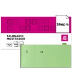 Liderpapel Talonario Prostrador 50 x 110 mm Tl12 groen met matrijs