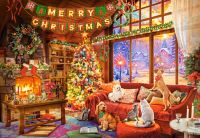 Castorland Puzzle Le Soir de Noël avec des Animaux - 1000 pièces