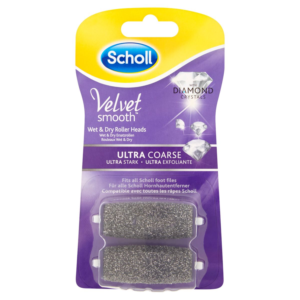 Scholl Velvet Smooth Voetverzorgingsapparaat Zwart
