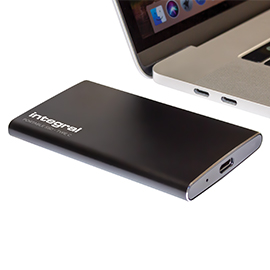 Integral INSSD480GPORT3.1AC 480GB Externe SSD Zwart