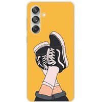 Samsung Galaxy M55 5G Sneakers Bedrukt Siliconen Hoesje