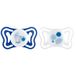 Chicco PhysioForma Light siliconen fopspeen voor meisjes van 2-6 maanden, met siliconen speen, licht en ademend, ergonomische vorm, ondersteunt de juiste mondontwikkeling, roze, 2 stuks