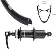 Roland Achterwiel 28 Ryde Dutch19 Shimano M5100 Zwart Aluminium