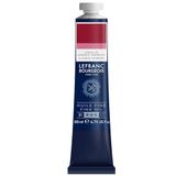 Lefranc Bourgeois 301819 Fijne olieverf van uitstekende kwaliteit, lichtecht met een gelijkmatige consistentie, tube van 200 ml, ideaal voor spieraammen, canvas, schilderbord - Alizarin Crimson Perm