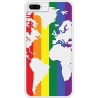 Apple Siliconen hoesje compatibel met iPhone 6 Plus, Apple iPhone 6S Plus Kaart LGBT