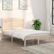 Maison Exclusive - Cadre de lit en bois massif, 120 x 190 cm, une personne