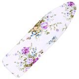 Strijkplankhoes Standaard strijkplankhoes, 38,1 x 137,2 cm, met elastische rand en klittenbandsluitingen, bestand tegen brandwonden en vlekken, dikke bekleding