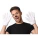 Atosa Gants Blanc Souris