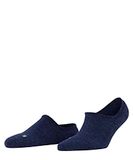 FALKE Keep Warm onzichtbaar effen wol footies dames blauw - maat 37-38
