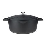 MasterClass Gietaluminium ovale braadpan met zelfroosterend deksel Lichter dan gietijzer antiaanbaklaag, vaatwasmachinebestendig, 30cm, 6L