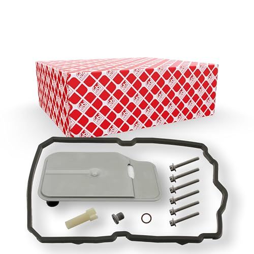 febi bilstein 100250 Transmissie-oliefilterset voor automatische transmissie, met oliefilterafdichting en overloopbuis, 1 stuk