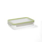 QUID HERMETISCH RECT 1L PP Greenery QD flessen keuken, roestvrij staal, meerkleurig