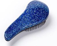 Go Go Gadget Glitter Brush - Anti-Klit Hairbrush - Blauw