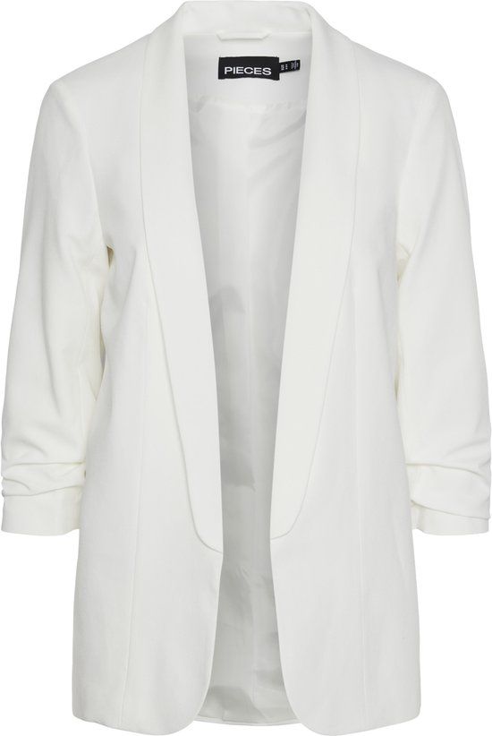 PIECES PCBOSELLA 3/4 Blazer Dames - Cloud Dancer - Maat S