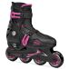 Roces Orlando III patins à roulettes, jeunesse, unisexe, noir-rose, 25 pièces