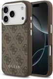 Guess 4G Backcover - iPhone 17 Pro Max - MagSafe - Marron