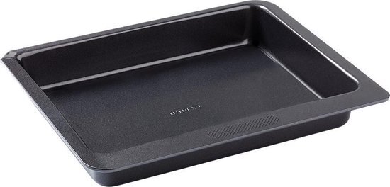 Pyrex Magic Ovenschaal Rechthoek - Metaal - 40x31 cm - Zwart