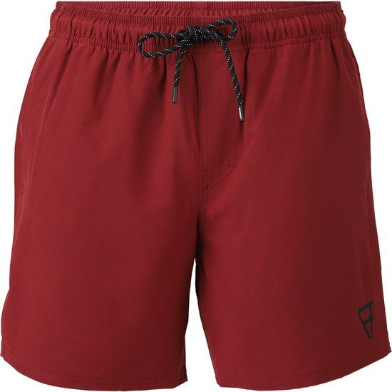 Brunotti Bru-conic Zwembroek Heren - Zwemshort met 4-Way Stretch - Rust Red - XXXL