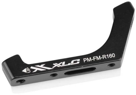 XLC Remschijfadapter BR-X73 – Flatmount/Postmount Remmen – CNC Bewerkt – 160 mm achter – Zwart
