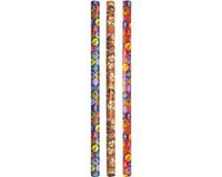 Sinterklaas Dutch Label Store B.V. Sinterklaas inpakpapier - Plastic vrij cadeaupapier - 2 meter x 70 cm - 3 rollen sinterklaaspapier met naamlabels