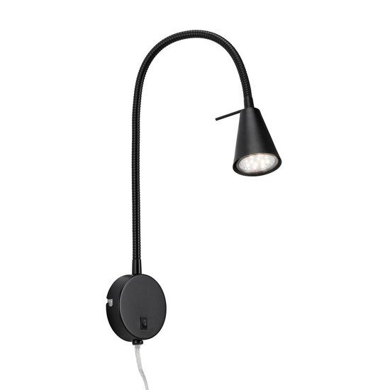 Briloner Leuchten COMFORT LIGHT Wandlamp - LED - Zwart - Flexarm - GU10