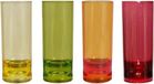 Gimex Colour Line Shotglas Rainbow 40 ml - 4 Stuks
