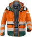 Paul H. Kübler Bekleidungswerk KÜBLER PSA REFLECTIQ 13078332 Hi Vis Reflecterend Hardshell Werkjas HEREN Veiligheidsjas Oranje Mosgroen - Waterdicht