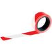 Taliaplast Ruban de marquage, Blanc et Rouge, Largeur 75mm, Rouleau de 500m