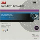 3M Hookit Purple Clean Schurende Schuurschijf 30761, 6 inch, 600+ Grade, Pack van 50 schijven