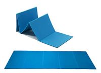 Fitnessmat, G5 HT SPORT Fitnessmat, opvouwbaar, 175 x 50 cm, lichtblauw