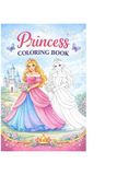 Princess Coloring Book: 20 Fun and Easy Coloring Pages for Kids