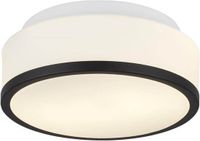 Searchlight Cheese Plafondlamp Ø 23cm Zwart