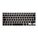 MiNGFi Arabisch toetsenbord cover voor MacBook Pro/Air 13" - Zwart