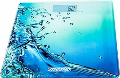 Mesko MS 8156 Personenweegschaal - 150 kg - Blauw/Meerkleurig
