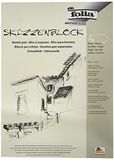 Folia 8304 Schetsblok, DIN A4, 120 g/m², wit, 50 vellen