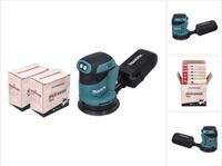 Makita Toolbrothers 2x TURTLE schuurset + DBO 180 Z accu excentrische schuurmachine 18 V 125 mm - zonder accu, zonder oplader