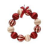 Decoris Couronne de Noël boules de Noël (38 m)