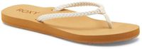 Roxy Costas II Slippers Wit EU 37 Vrouw