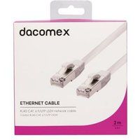 Dacomex Verbindingskabel - RJ-45 (M) naar RJ-45 (M) - 2 m - F/UTP CAT 6 - wit