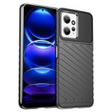 Xiaomi Coque Xiaomi Redmi Note 12 en TPU - Séries Thunder - Noire