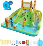 Vevor Opblaasbaar Water Springkasteel 405x347x255cm