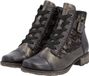 Remonte Odeon bottines à lacets et fermeture éclair noir synthétique 38