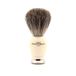 Edwin Jagger 81SB587AMZ Imitatie Ivory Pure Badger Klassieke Scheerkwast met Voet voor Scheercrème of Zeep Voor Mannen En Vrouwen (Ivoor)