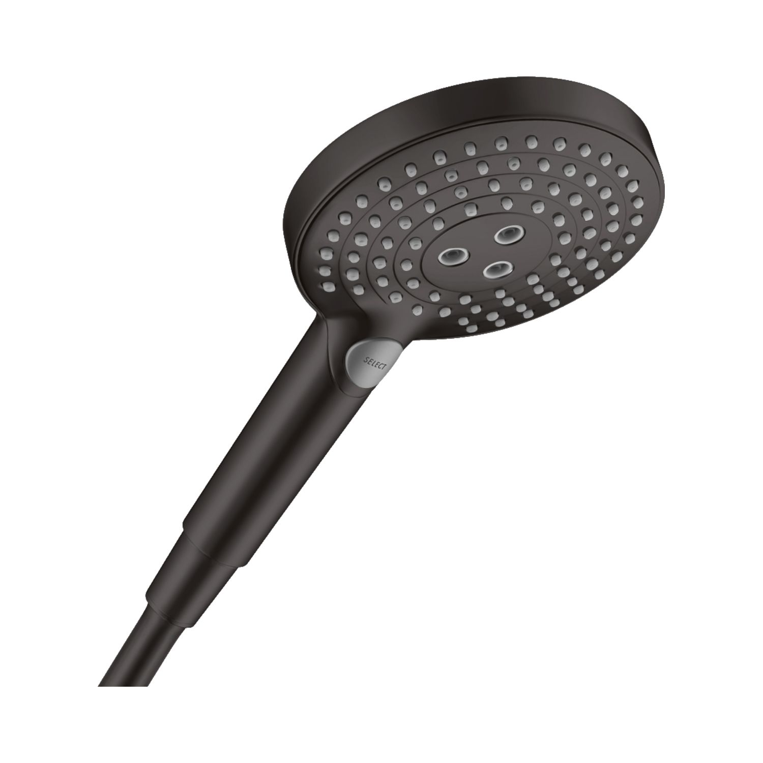 Hansgrohe Raindance Select S 120 3jet PowderRain Hand Shower - Matte Black - 4059625346921