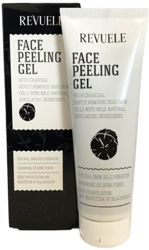 REVUELE Face Peeling Gel with Charcoal Powder 80ml