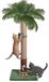 Poteau griffoir chat - 88 cm de haut - Avec souris jouet et balles interactives