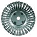Osborn 2641151 AR0002641151 haakse slijper, 150 mm, ronde borstel, D150 x 13 mm, boring 22,2 mm, gevlochten staaldraad, 0,50 mm, TÜV-getest
