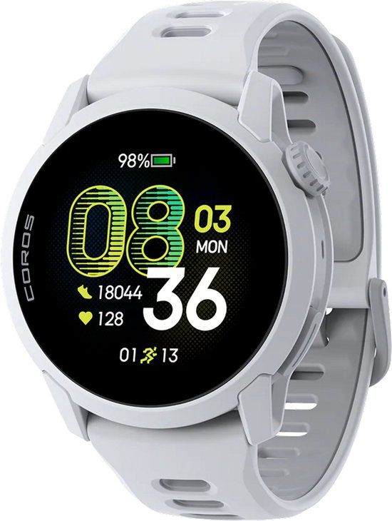 COROS Pace 4 Smartwatch - 43mm - White Silicone