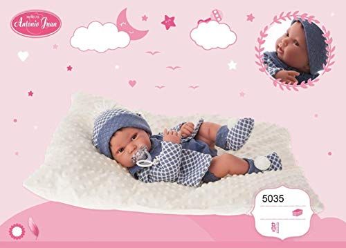 MUÑECAS ANTONIO JUAN Antonio Juan pop Rn type C/haar, 42 cm, met speciaal gevoel, meerkleurig