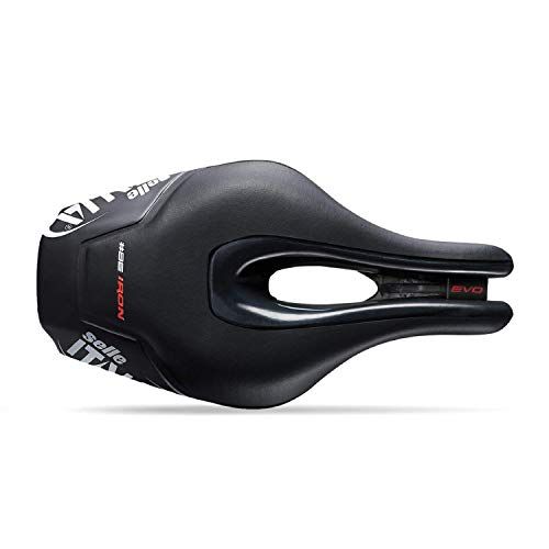 Selle Italia Iron EVO Superflow Zadel - Zwart - SD U3 - 2022 Model